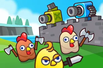 Merge Cannon Chicken Defense